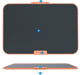 Tableau d'écriture LCD 22" large - Grande tablette intelligente avec stylet pour dessiner pour enfants et adultes