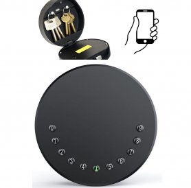 Näppäinlukkolaatikko – Älykäs wifi-turvalokero (kassakaappi) avaimille + PIN + Bluetooth-sovellus älypuhelimessa