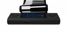 Gulung keyboard pad silikon piano dengan 88 tombol + speaker Bluetooth