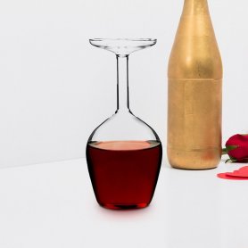 Ανάποδο ποτήρι κρασιού - ανεστραμμένο ποτήρι κρασιού 350ml