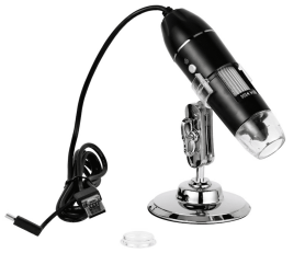 USB mikroskop digitálny na USB - 500-1600x zväčšenie