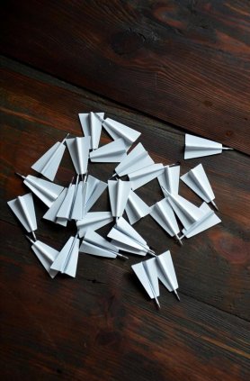 Push pins Airplanes - set 30 pcs