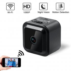 Mini WiFi camera Full HD na may anggulo ng 120 ° + Dagdag na makapangyarihang IR LED hanggang sa 10 metro