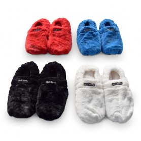 Fleece slippers - warm womens or mens home slippers with the scent of LAVENDER