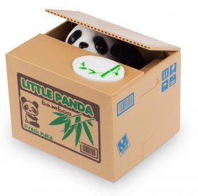 Cutie de bani Panda pentru monede - casetă electronică pentru copii