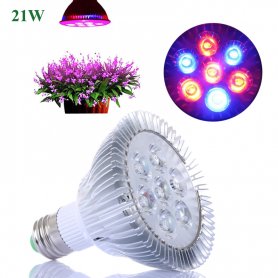 Bombilla LED de 21W de la planta (7x3W)