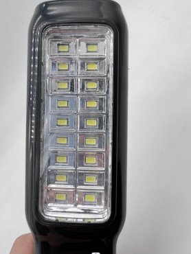 Luz de trabalho - Lâmpada de luz de trabalho LED 18W + cabo de 5m com gancho