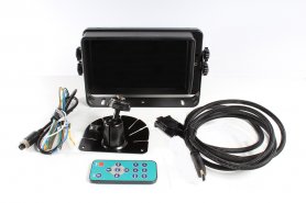Touch 7" HD monitor for reversing cameras + 4 FULL HD inputs