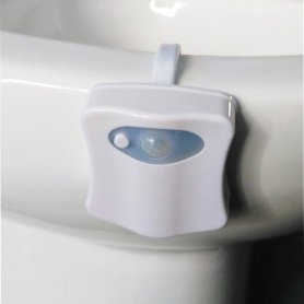 Lampe de cuvette de toilette - Lampe de siège de nuit à LED pour un éclairage coloré des toilettes ​avec détecteur de mouvement