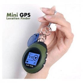 钥匙链定位器 - 带 1.5 英寸显示屏的迷你 GPS 导航器 - 远足导航