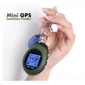 Mini GPS navigátor jako přívěšek na klíče s 1,5" displejem - Navigace na turistiku