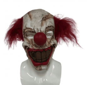 Klaun Pennywise maska na tvár - pre deti aj dospelých na Halloween či karneval