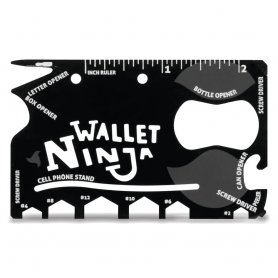 Ninja-Geldbörse – Multifunktions-18-in-1-Werkzeugkarte
