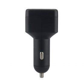Autolader 2x USB met GPS en spraakbewaking - MULTIFUNCTIONEEL