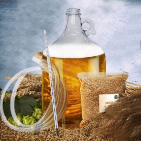 Ølfremstillingssæt - hjemmebryggesæt (ølbryggesæt)  3,8 liter (1 gallon)  + opskrift