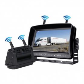 WiFi reversing car set with magnet and battery 6700mAh AHD HD camera with 8 IR + 7" HD monitor