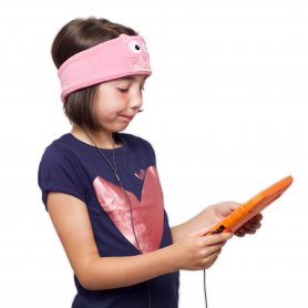 Snuggly Rascals headband with headphones - Kitten