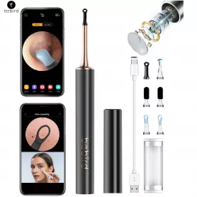 Čistenie ucha + pokožky (pleti) s kamerou FULL HD - Wifi app cez smartphone (iOS / Android)