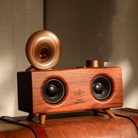 Radju portabbli retro bla fili bil-Bluetooth + FM/AM radju/AUX/diska USB/Micro SD