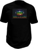 T-shirt party me ngjyra - barazues i topit në disko