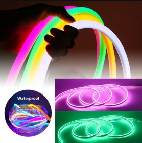 Flexibilní ohebný LED pásek 5M - voděodolný IP68 krytí - Bílá teplá