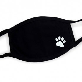 Bedruckte Gesichtsmaske 100% Baumwolle - DOG PAW