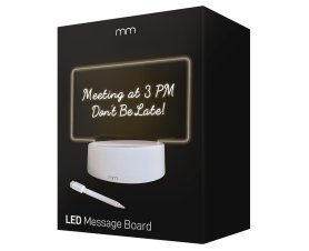バックライト付きLEDメッセージ書き込みボード - ペンでカスタムテキストを作成
