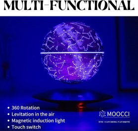 Planet galaksi melayang (sistem bintang) 360° - Lampu konstelasi LED dengan basis magnet