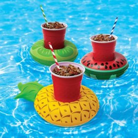 Wassermelone - Aufblasbarer schwimmender Getränkehalter