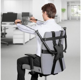 Krzesło fitness - sprzęt do ćwiczeń (liny lateksowe)