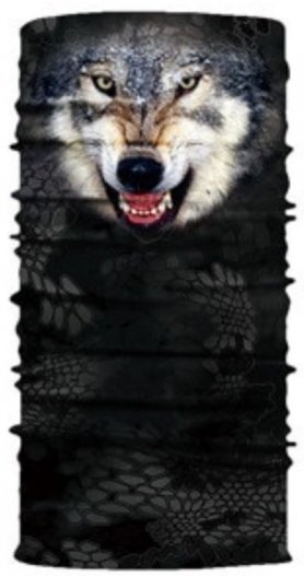 WOLF bandana - Foulards de protection multifonctionnels pour le visage et la tête