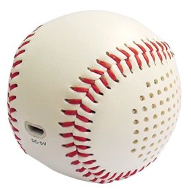 Mini bluetooth reproduktor k mobilu - baseball lopta 2x3W