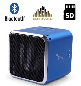 Mini kelliem tal-bluetooth bla fili għat-telefown ċellulari/PC + karta Micro SD - 1x3W