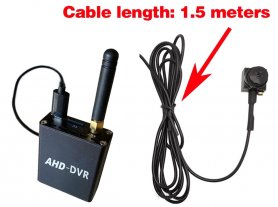 Wide angle pinhole camera FULL HD 130° angle + audio - Wifi DVR module para sa live na pagsubaybay