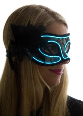 Neon-Masken - Blau