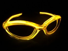 LED Glasses - Yellow