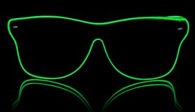 Neon glasses Way Ferrer style - Green