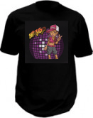 T-shirt mit Equalizer - Hip-Hop-Mädchen