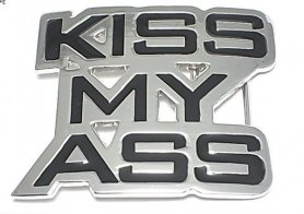 Kiss My Ass - hebilla del cinturón