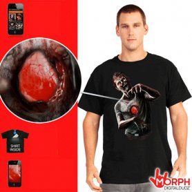 T-shirt Morph interaktif - Zombie