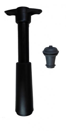 Vacuum plastic stopper