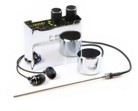 Profi spion luisteren door muren set + veiligheidskoffer