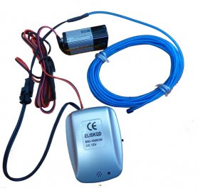 Party-Neon-Faser 2,3 mm + Sound Inverter El 9V