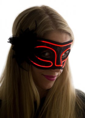 Masken neon - red