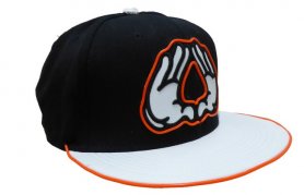Projizierte cap - Orange Hände