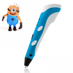 3D стэрэаскапічная ручка (сіняя)