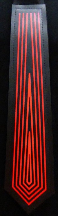 LED tie Tron - rdeča