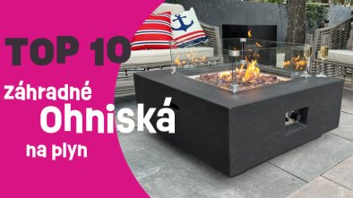Záhradné ohniská plynové: TOP #10 tipov pre vonkajšie ohnisko na terasu