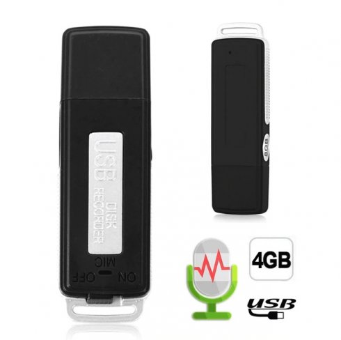 Špijunski diktafon - u USB ključu s 4 GB memorije