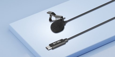 Mikrofon klapowy dla Androida z USB-C (telefon komórkowy, tablet, PC) 76 dB - Boya BY-M3